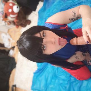 Chichi DBZ strip blowjob & cum drenched bundle by Kit Kendal
