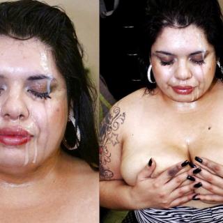 More Latina Facial Cumshots - 5 Pack bundle by The Facial Factory
