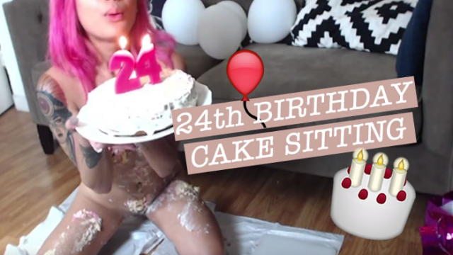 Avery's 24th Birthday Cake Sitting