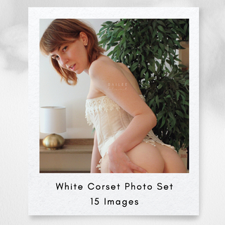 White Corset Photo Set photo gallery by Bailee Blunt
