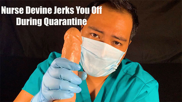 Nurse Devine Jerks You Off During Quarantine