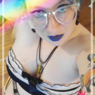 blue photo gallery by The Curvy Siren
