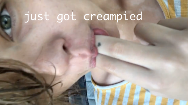 just got creampied