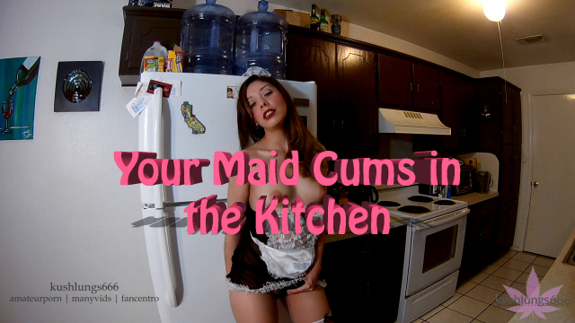 Your Maid Cums in the Kitchen
