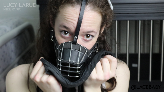 Muzzled Panty-Sniffing PuppyGirl