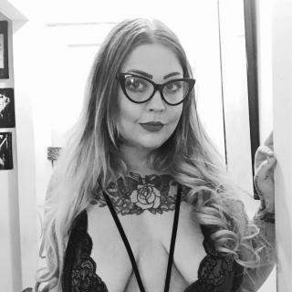 Glasses & Black Lingerie photo gallery by Maddie Royce
