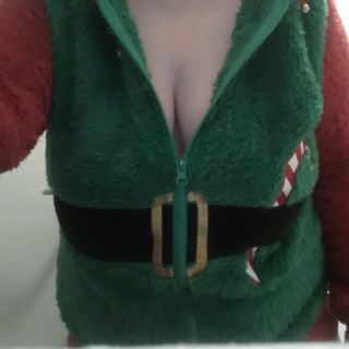 Santa's slutty elf 2020 - down blouse big boobs photo gallery by Naughtylilslut