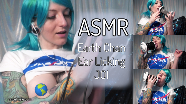ASMR Earth Chan Ear Licking JOI