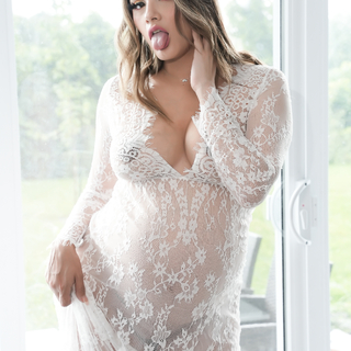 Pregnant White Lace: Glam and Oil Nudes Photoset photo gallery by Rainbowslut