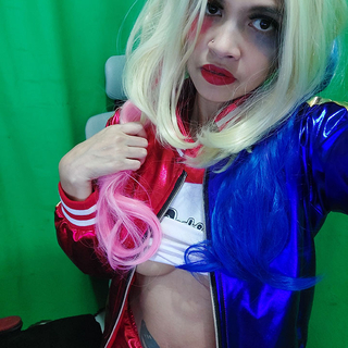 Blond Harley Quinn Photo Shoot photo gallery by Sexy Gaming Couple